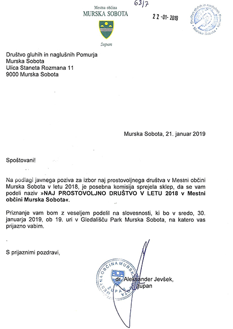 Naj prostovoljec 2018 Naj prostovoljec 2018
